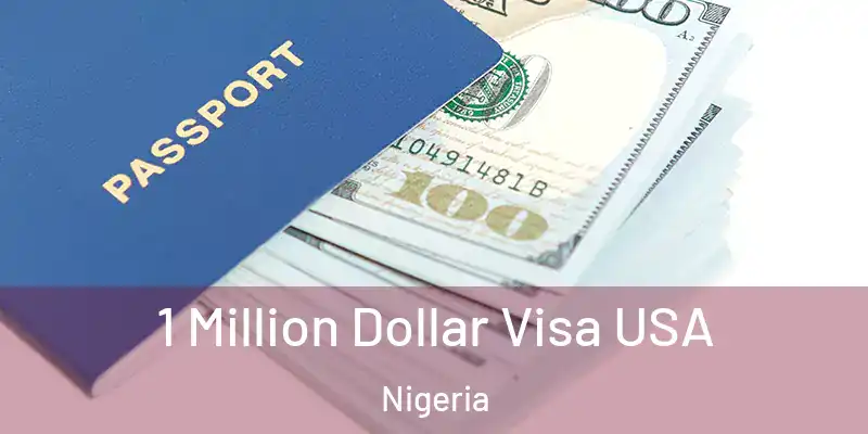  1 Million Dollar Visa USA Nigeria